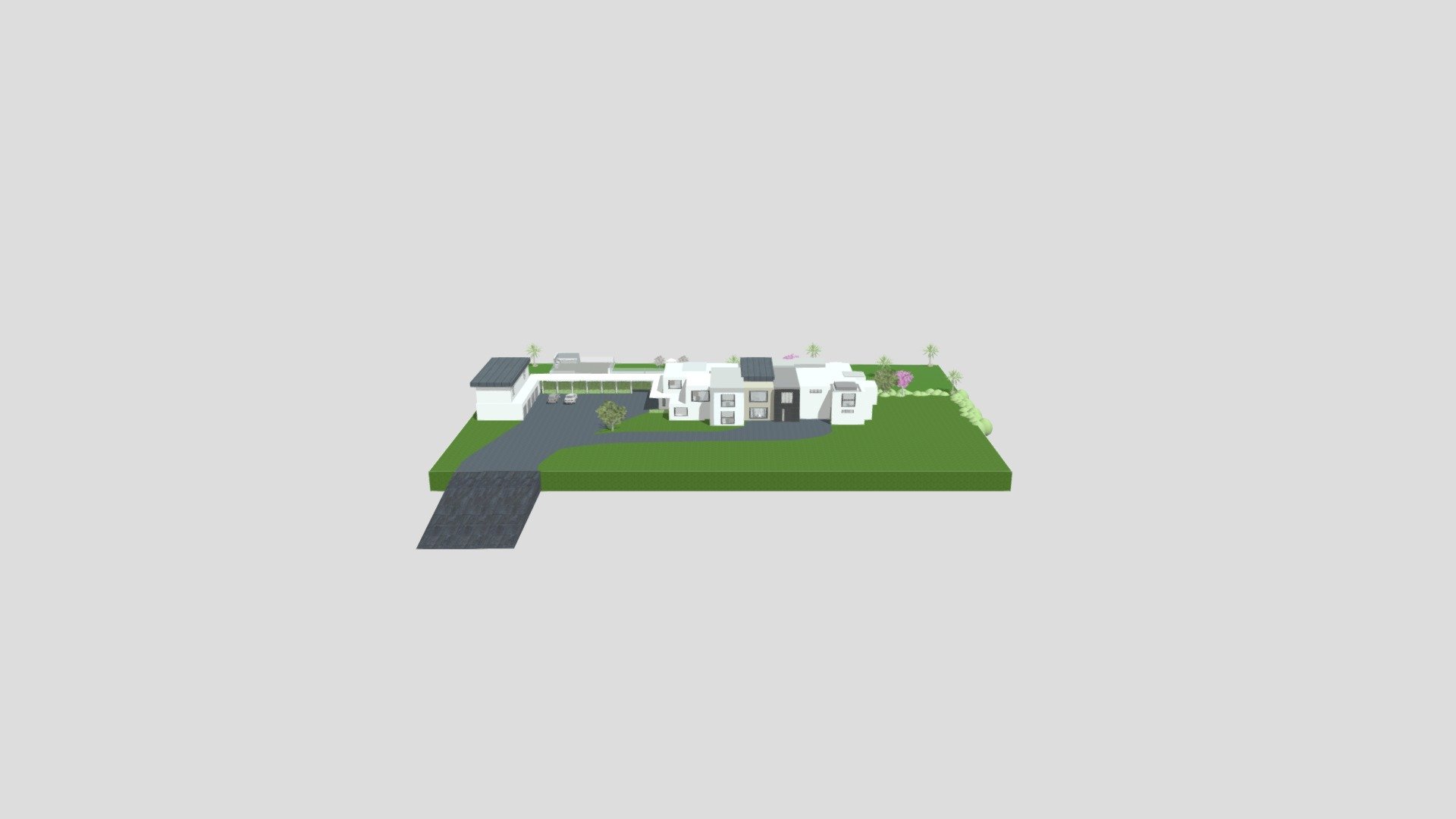 Modern mansion 15BR