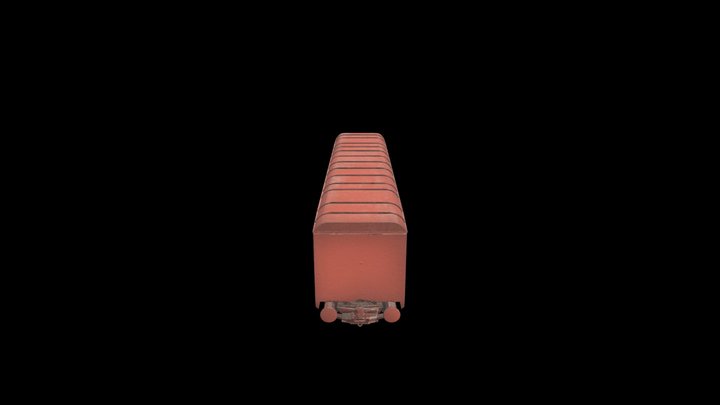 Goods Train for Train Simulation Games 3D Model