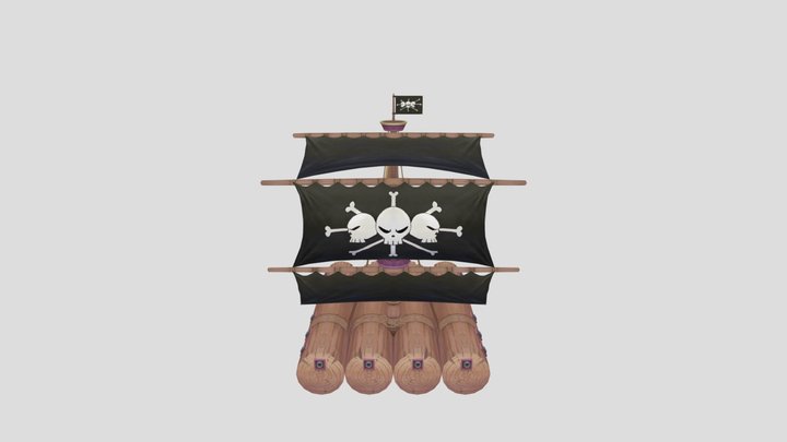one piece burning will Blackbeard Pirates Raft