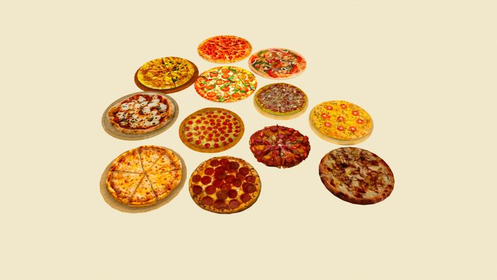 Pizza pack 3D Model