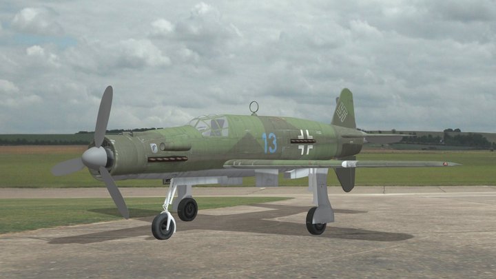 Dornier Do 335 "Pfeil" – Modello 3D gratuito STL
