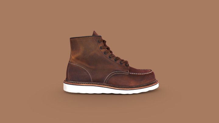 Red Wing Shoes Classic Moc Boot 3D Model