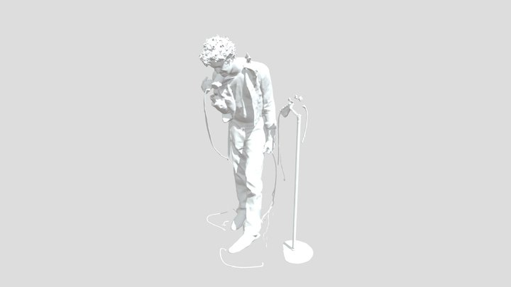 Rock Band Performance 3D Model