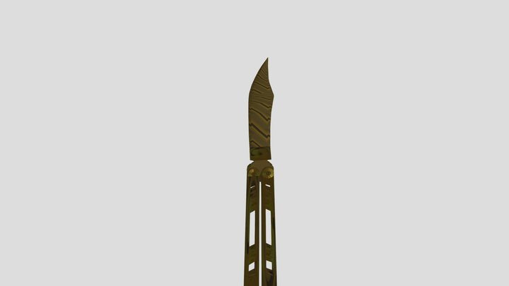 Нож бабочка из стендофф 2 (бета версия) 3D Model