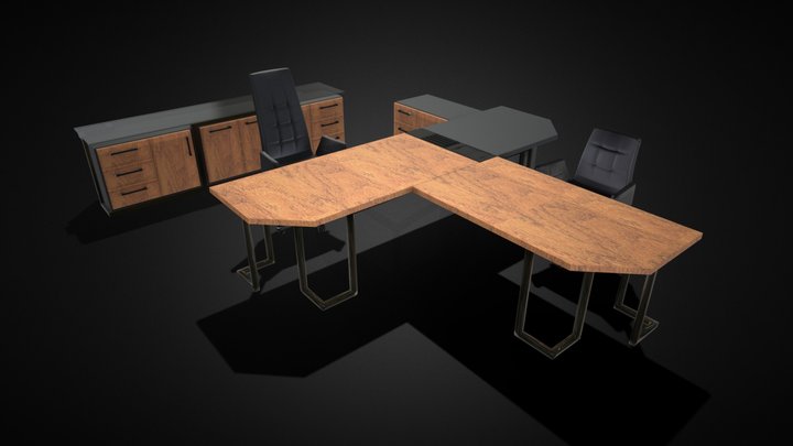 manager office 3D Model