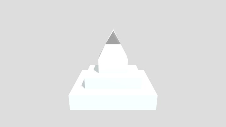 Igreja Retangular 3D Model