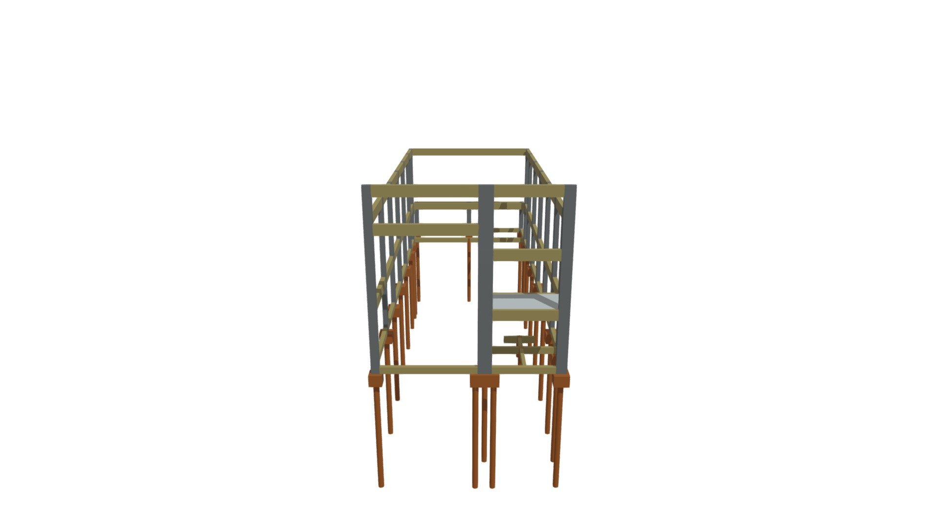 Projeto Estrutural - Lazaro - Galpão — Sketchfab embed 3D viewer