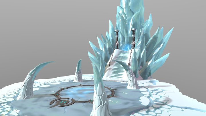 Lich King Arena 3D Model