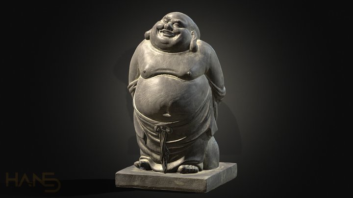 Fat Buddha 3D Model