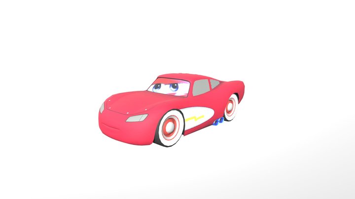 Radiator Lightning McQueen 3D Model