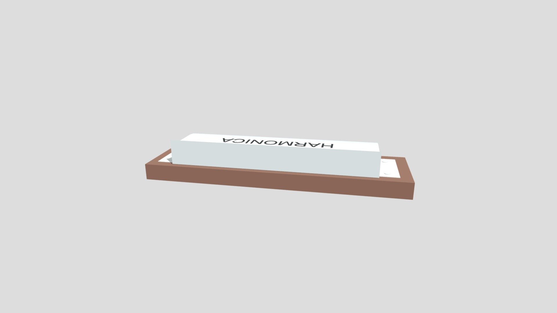 Harmonica - Low Poly