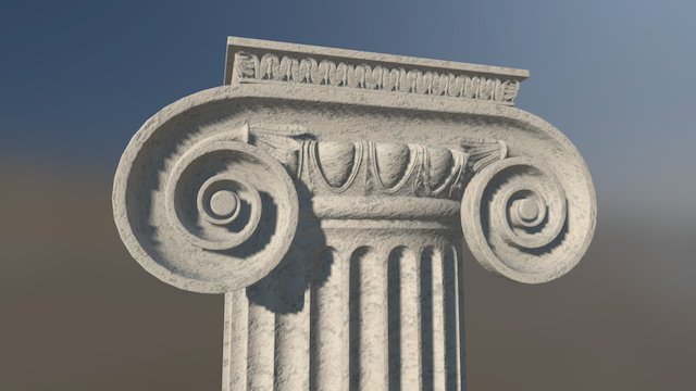 Ionic Column 3D Model