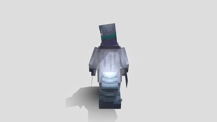 A Pigeon made in Blockbench 3D Model