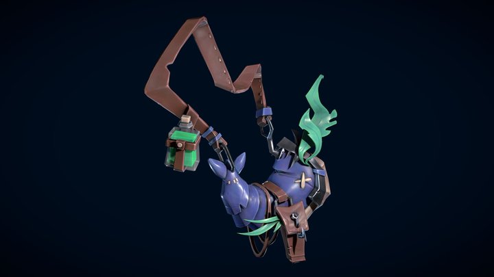 Fish Bag | DAE Stylized Creation 3D Model