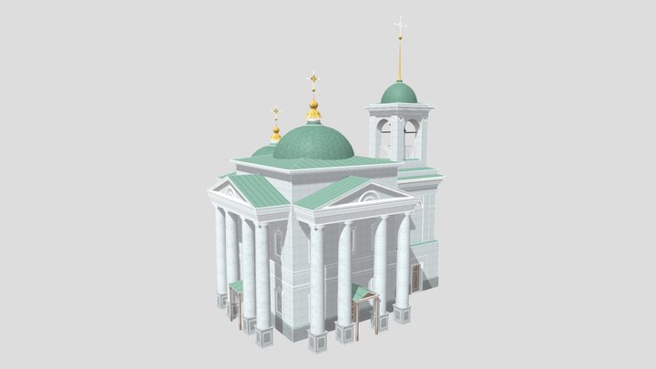 Anastasiivska hetmanska tserkva 3D Model