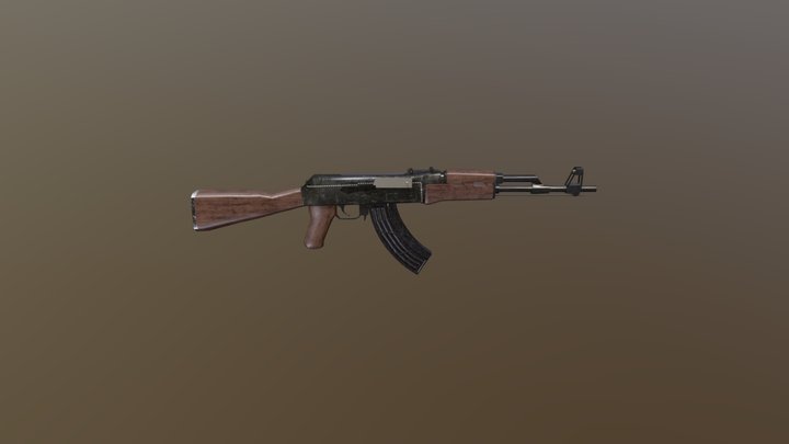 Ak-47 3D Model