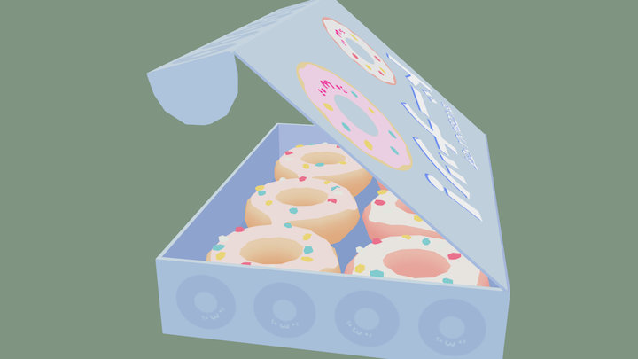 donuts 3D Model
