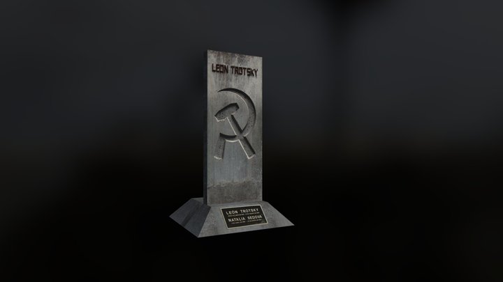 Leon Trotsky's grave 3D Model