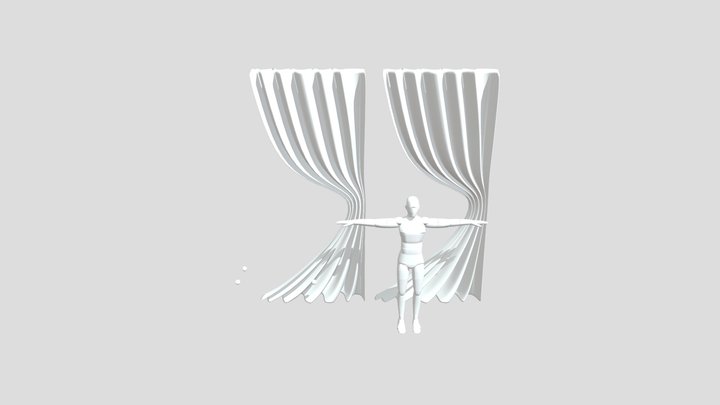 curtan 3D Model