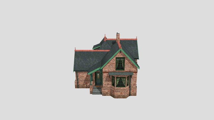 Grandma's house - House model 3D Model