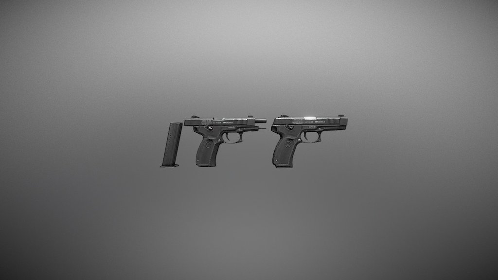 MP-443 GRACH-A - 3D model by Malcolm Nicoll (@MalcolmNicoll) [8bf0e61 ...