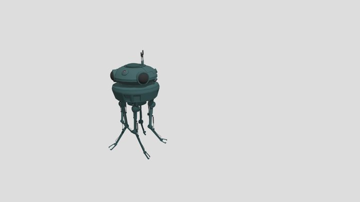Droid Wolf 3D Model
