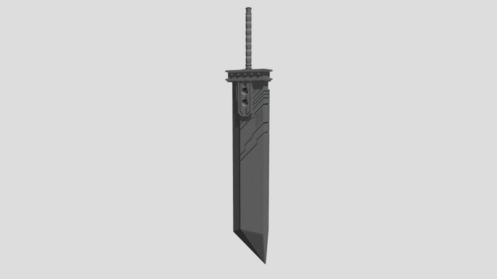 Cloud's buster blade (WIP) 3D Model