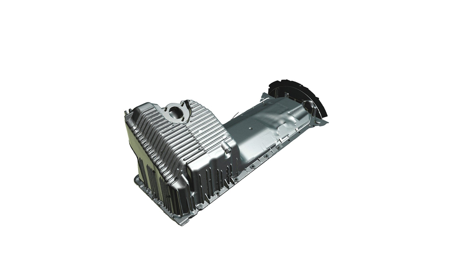 1995 BMW E34 Oil Pan (Raw) 3D model by ALTROUS (tangentinnovations