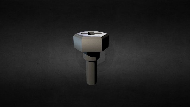 Bolt screw 3D Model