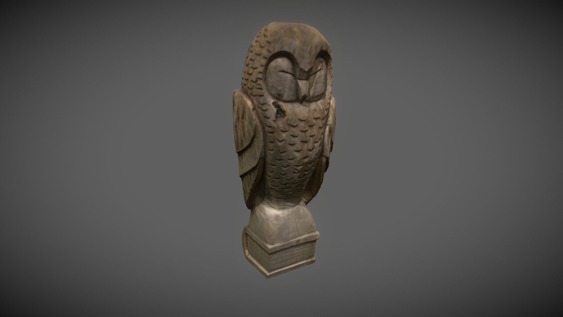 Owl Statue 3D model by ZachWilkins1997 [8bf2ef4] Sketchfab