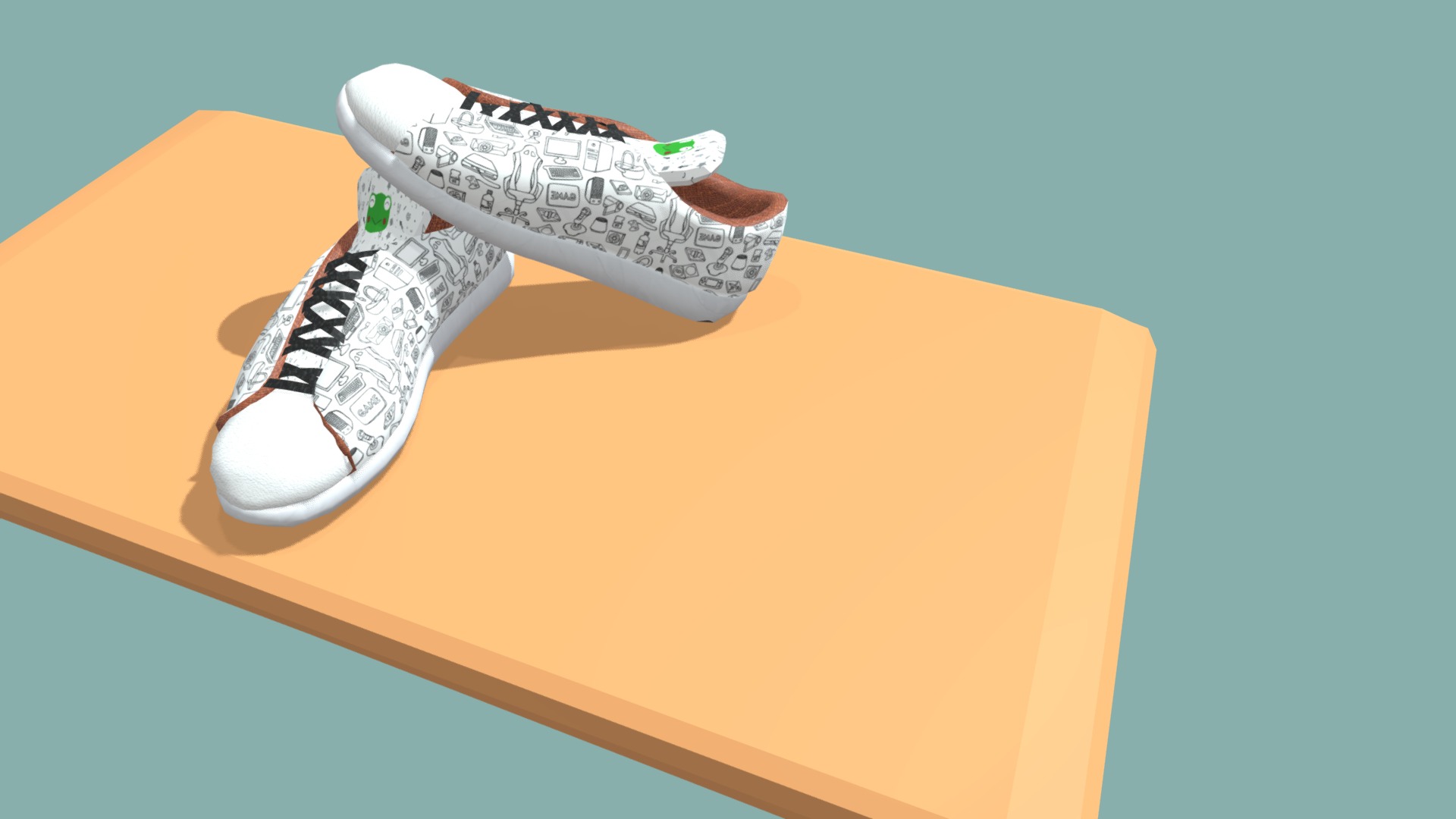 DOODLE SHOES - 3D model by nokymoky [8bf37d5] - Sketchfab