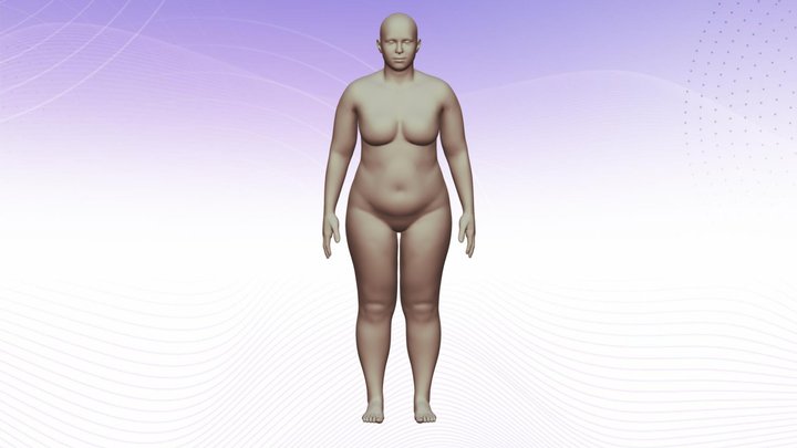 Plus Size - Size 50 - Option 3 3D Model