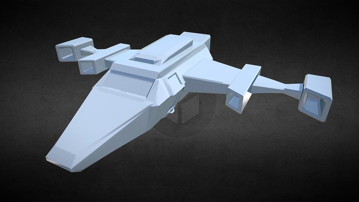 Spaceship/ Rocket 3D Model