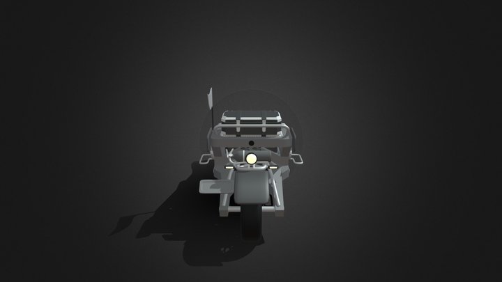 Remolque_Moto 3D Model