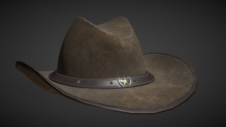 Cowboy Hat 3D Model