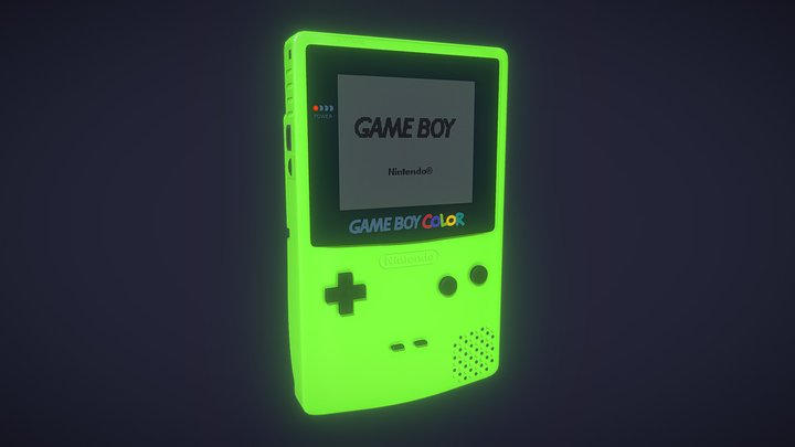 Game Boy Color 3D Model