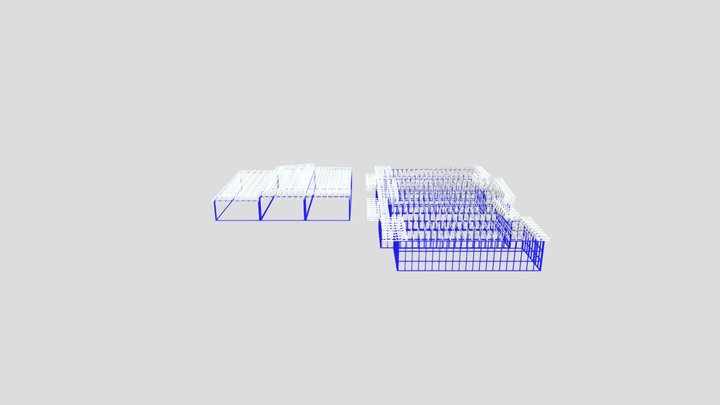 Booker Creek Roof Trusses 3d Model 3D Model