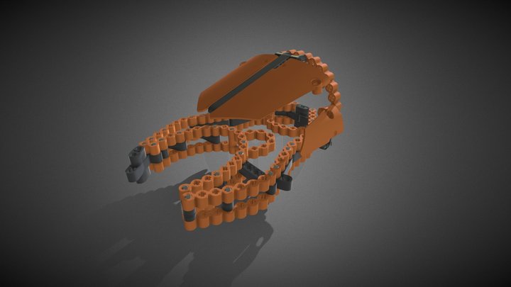 3D Printed Scorpion Claw Toy 3D Model