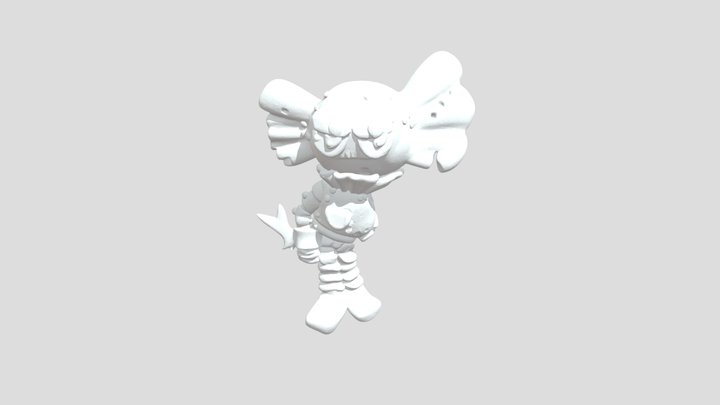 Cartoon Candy Character 3D Model