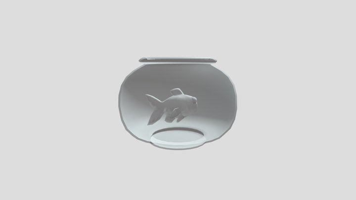 fish and bowl 3D Model