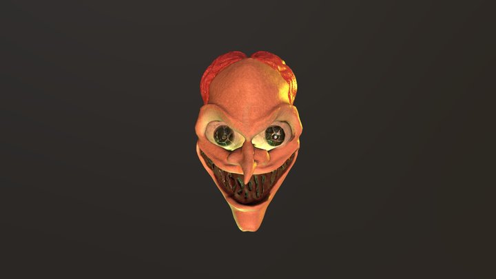 Scary face 3D Model