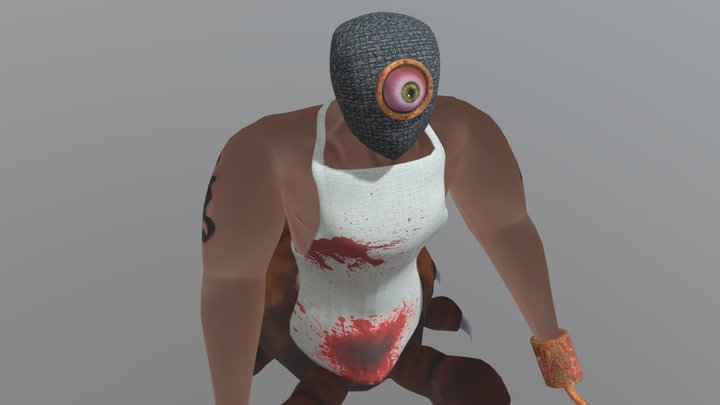 Butcher 3D Model