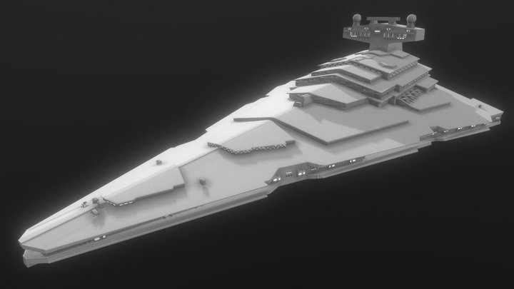 Imperial-Class Star Destroyer (Star Wars) 3D Model