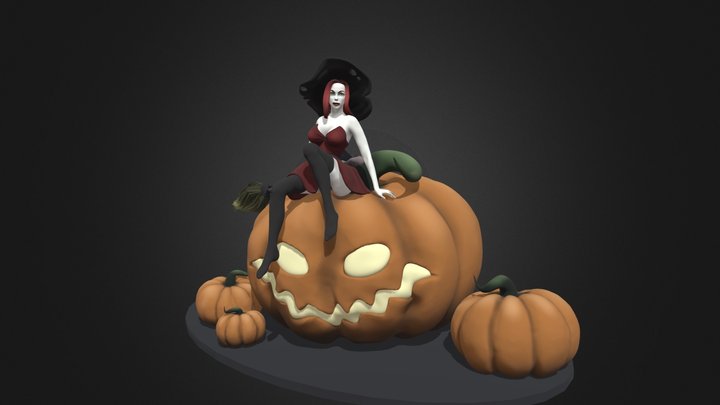 Witch 3D Model