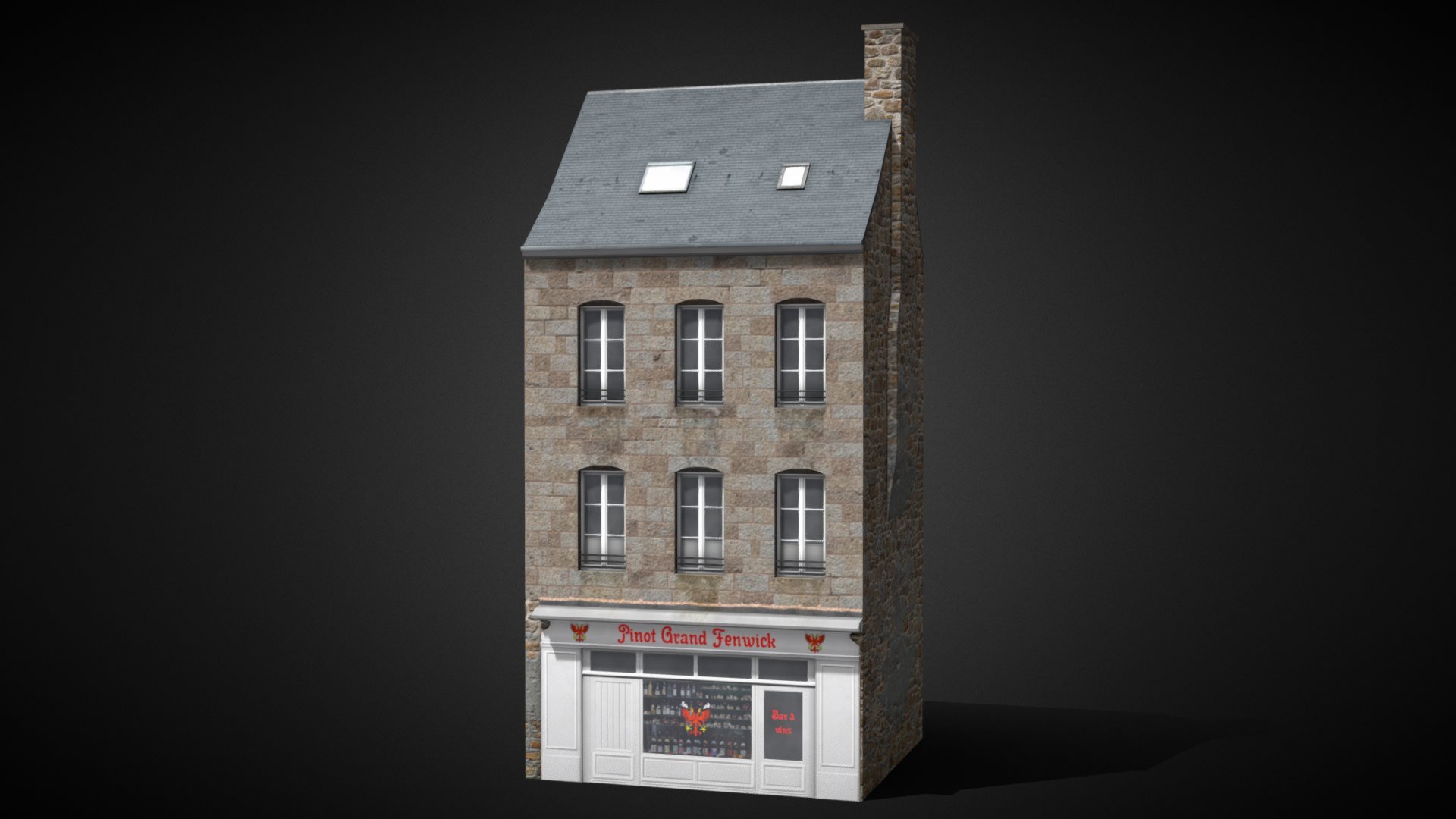 Guingamp Shop 1 [France] — Sketchfab embed 3D viewer