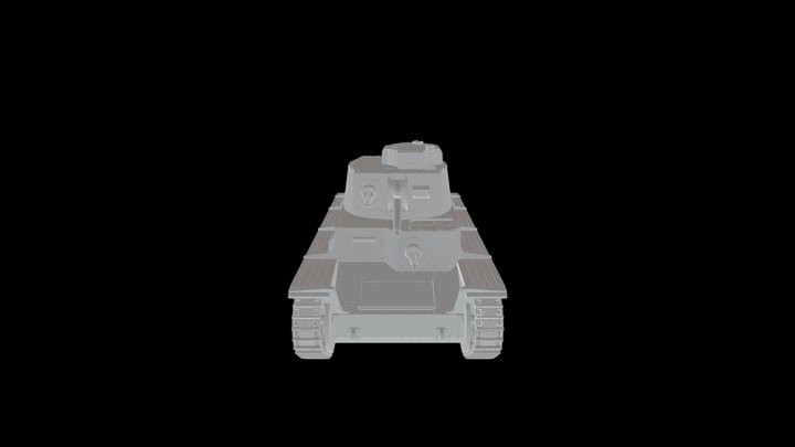 Panzer 38(t) Ausf A 3D Model