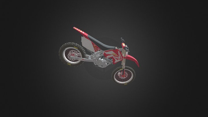 Off-Road Motorcycle 3D Model