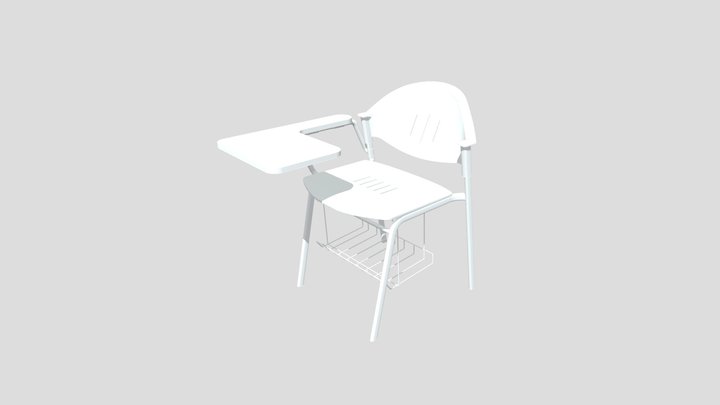 Classroom Chair 3D Model