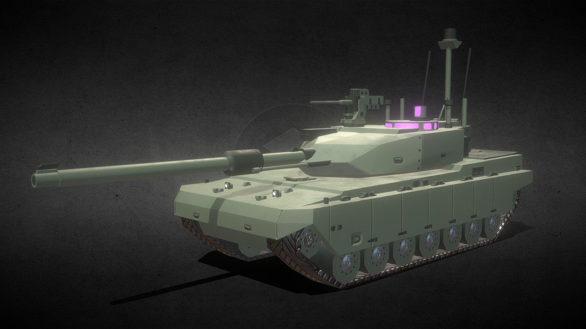 Modern MBT Tank - Buy Royalty Free 3D model by paburoviii [8bfc5bd ...