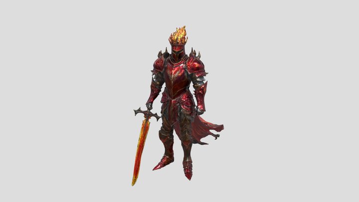 Inferno Knight 3D Model